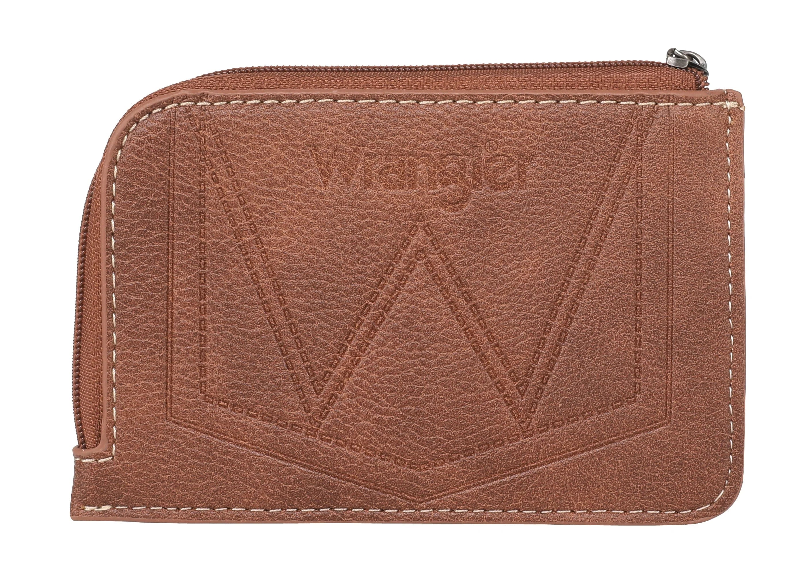 Wrangler Mini Zip Card Case- Coffee – Branded Country Wear