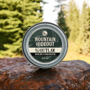 Outlaw Cologne Mountain Hideout Solid Cologne