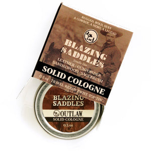 Outlaw Fragrance Blazing Saddles Western Solid Cologne