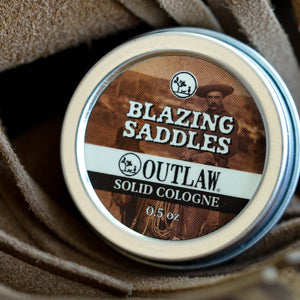 Outlaw Fragrance Blazing Saddles Western Solid Cologne