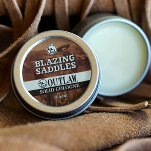 Outlaw Fragrance Blazing Saddles Western Solid Cologne