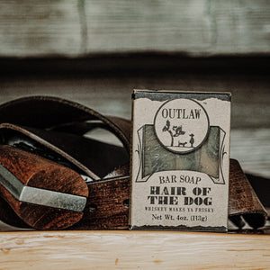 Outlaw Soap Hair of the Dog Handmade Whiskey Soap