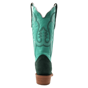 R WATSON BOOTS Ladies - Boots - Western R. Watson Women's Teal Roughout Western Boot RWL8419-1