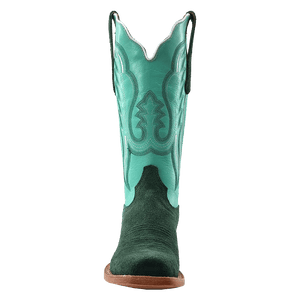 R WATSON BOOTS Ladies - Boots - Western R. Watson Women's Teal Roughout Western Boot RWL8419-1