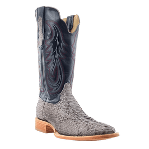 R WATSON BOOTS Mens - Boots - Western - Exotic R. Watson Men's Grey Sueded Back Cut Python Boots RW7412-2