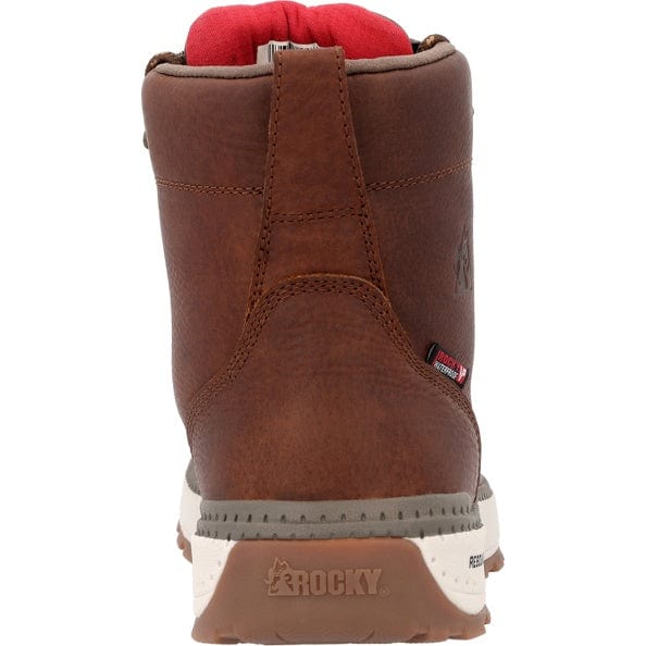 Rocky Men's Tobacco Brown Rebound Wedge Waterproof Work Boot