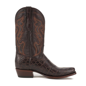 Rujo Boots American Alligator Rujo Boots Men's The Bradley Hickory American Alligator Boots