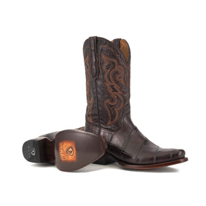 Rujo Boots American Alligator Rujo Boots Men's The Bradley Hickory American Alligator Boots