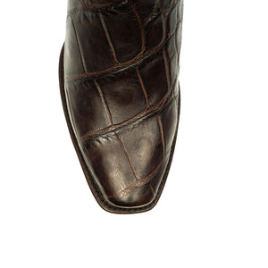 Rujo Boots American Alligator Rujo Boots Men's The Bradley Hickory American Alligator Boots