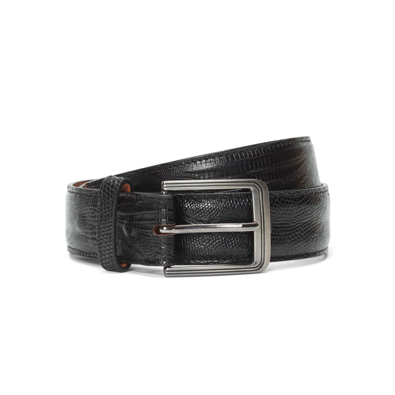 Rujo Boots Belts Black / 32 Rujo Boots Men's The Venom Black Teju Lizard Belt