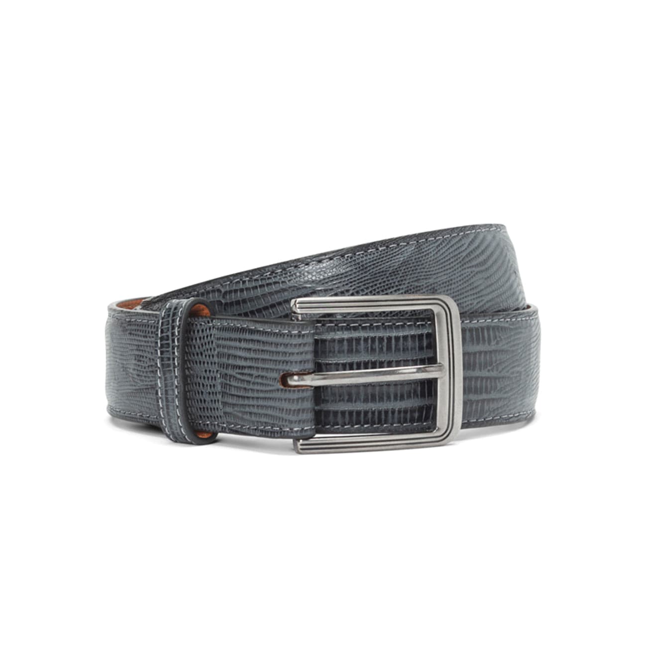 Rujo Boots Belts Gray / 32 Rujo Boots Men's The Venom Gray Teju Lizard Belts