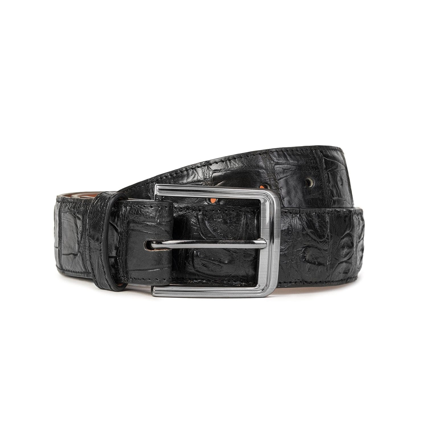 Rujo Boots Belts Midnight / 32 Rujo Boots Men's The Banner Midnight Caiman Tail Belt