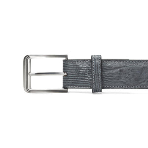 Rujo Boots Belts Rujo Boots Men's The Venom Gray Teju Lizard Belts