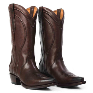 RUJO BOOTS Boots Saddle / 6M The Abby Rujo Exotic Women's Boots