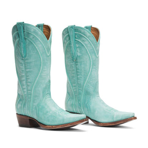 RUJO BOOTS Boots Turquoise / 6M The Abby Rujo Exotic Women's Boots