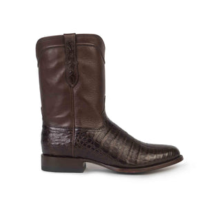 Rujo Boots Caiman Belly Rujo Boots Men's The Ranger Chocolate Caiman Belly Boots