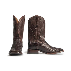 Rujo Boots Caiman Hornback Rujo Boots Men's The Jake Chocolate Caiman Hornback Boots