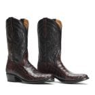 Rujo Boots Caiman Tail Black Cherry / 8 / D Rujo Boots Men's The Blake - Limited Run Black Cherry Caiman Tail Boots