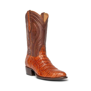 Rujo Boots Caiman Tail Rujo Boots Men's The Blake Caramel Caiman Tail Boots