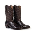 Rujo Boots Caiman Tail Rujo Boots Men's The Blake Chocolate Caiman Tail Boots