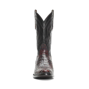 Rujo Boots Caiman Tail Rujo Boots Men's The Blake - Limited Run Black Cherry Caiman Tail Boots