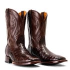 Rujo Boots Caiman Tail Rujo Boots Men's The Roscoe Chocolate Caiman Tail Boots