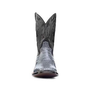 Rujo Boots Caiman Tail Rujo Boots Men's The Roscoe Gray Caiman Tail Boots