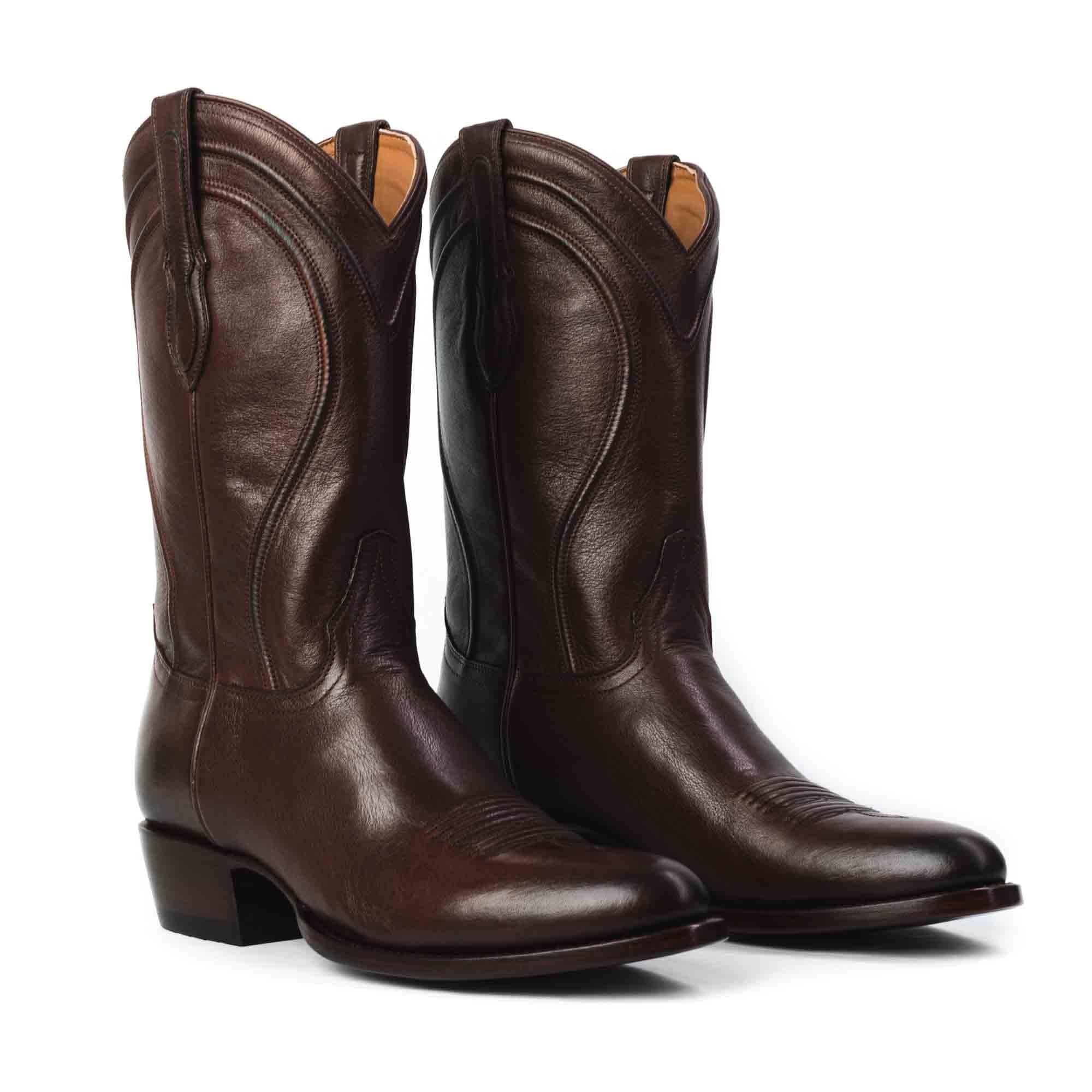 Rujo Boots Caravan Calfskin Chestnut / 8 / D Rujo Boots Men's The Duke Chestnut Caravan Calfskin Boots