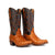 Rujo Boots Full-Quill Ostrich Caramel / 8 / D Rujo Boots Men's The Gavin Caramel Full-Quill Ostrich Boots