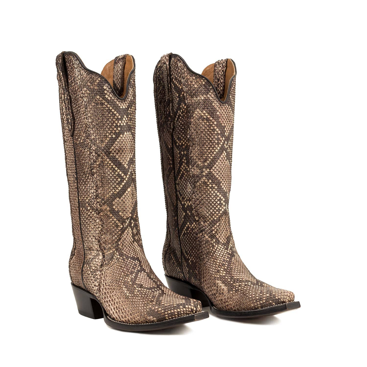 Rujo Boots Python Caviar / 6 / M Rujo Boots Women's The Evalyne Caviar Python Boots