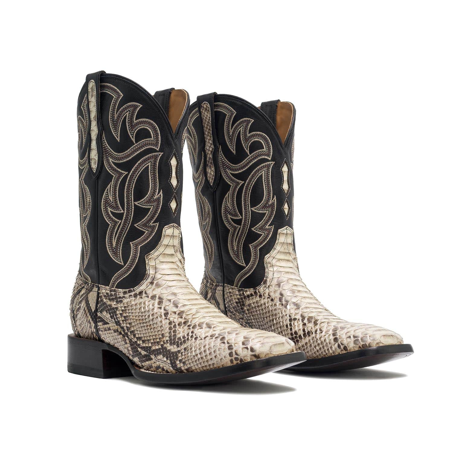 Rujo Boots Python Ivory / 8 / D Rujo Boots Men's The Preston Ivory Python Boots