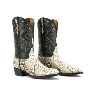 Rujo Boots Python Ivory / 8 / D Rujo Boots Men's The Zeke Ivory Python Boots