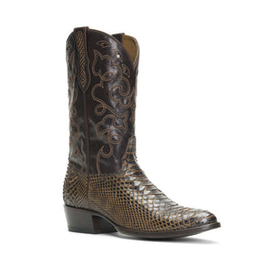 Rujo Boots Python Rujo Boots Men's The Zeke Bronze Python Boots