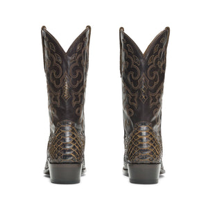 Rujo Boots Python Rujo Boots Men's The Zeke Bronze Python Boots