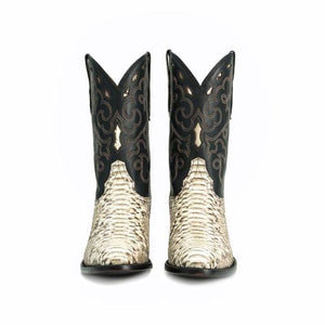 Rujo Boots Python Rujo Boots Men's The Zeke Ivory Python Boots