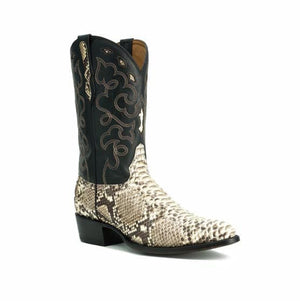 Rujo Boots Python Rujo Boots Men's The Zeke Ivory Python Boots