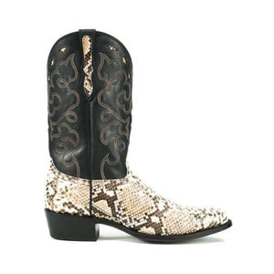 Rujo Boots Python Rujo Boots Men's The Zeke Ivory Python Boots