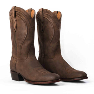 Rujo Boots Rock Ranch Calfskin Umber / 8 / D Rujo Boots Men's The Vance Umber Rock Ranch Calfskin Boots