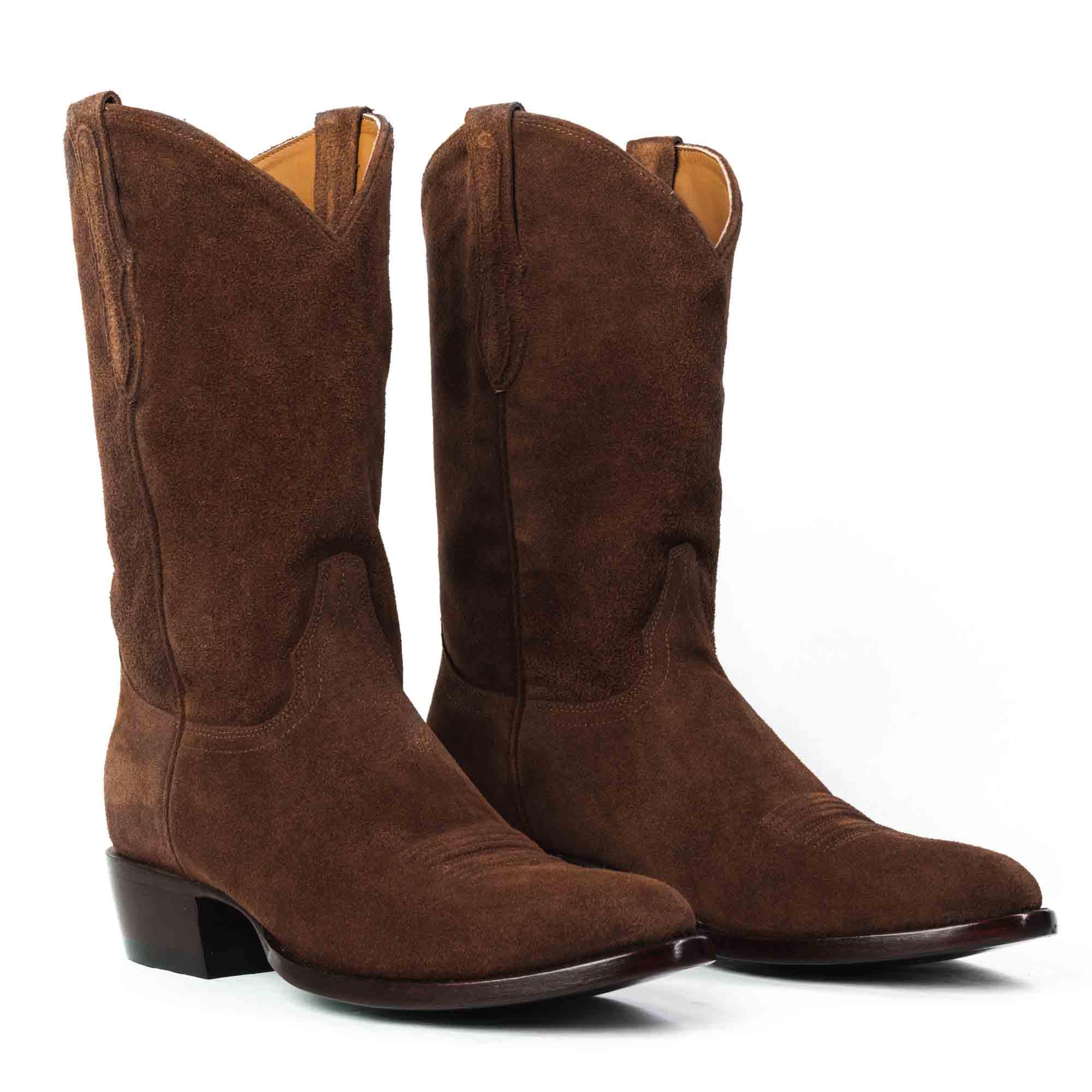 Rujo Boots Sentry Suede Mahogany / 8 / D Rujo Boots Men's The Canyon Mahogany Sentry Suede Boots