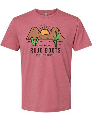 Rujo Boots Shirts Rujo Boots Men's The Desert Salmon T Shirt