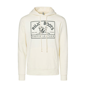 Rujo Boots Shirts & Tops Cream / X-Small The King Hoodie Sweatshirt