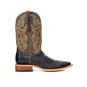 Rujo Boots Teju Lizard Rujo Boots Men's The Curtis Sable Teju Lizard Boots