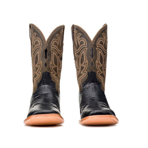 Rujo Boots Teju Lizard Rujo Boots Men's The Curtis Sable Teju Lizard Boots