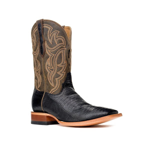 Rujo Boots Teju Lizard Rujo Boots Men's The Curtis Sable Teju Lizard Boots