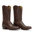 Rujo Boots Teju Lizard Rujo Boots Men's The Marcus Espresso Teju Lizard Boots