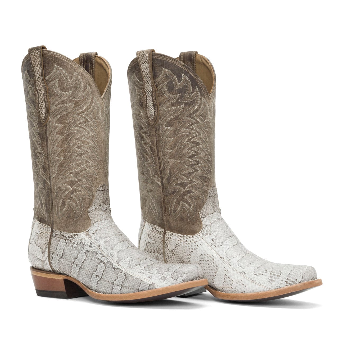 Rujo Boots Water Snake Silver Way / 8.5 / D Rujo Boots Women's The Beck Silver Way Water Snake Boots