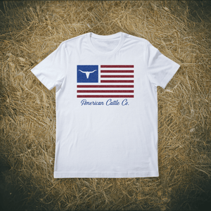 Rural Cloth Shirts ACC Flag Tee-White