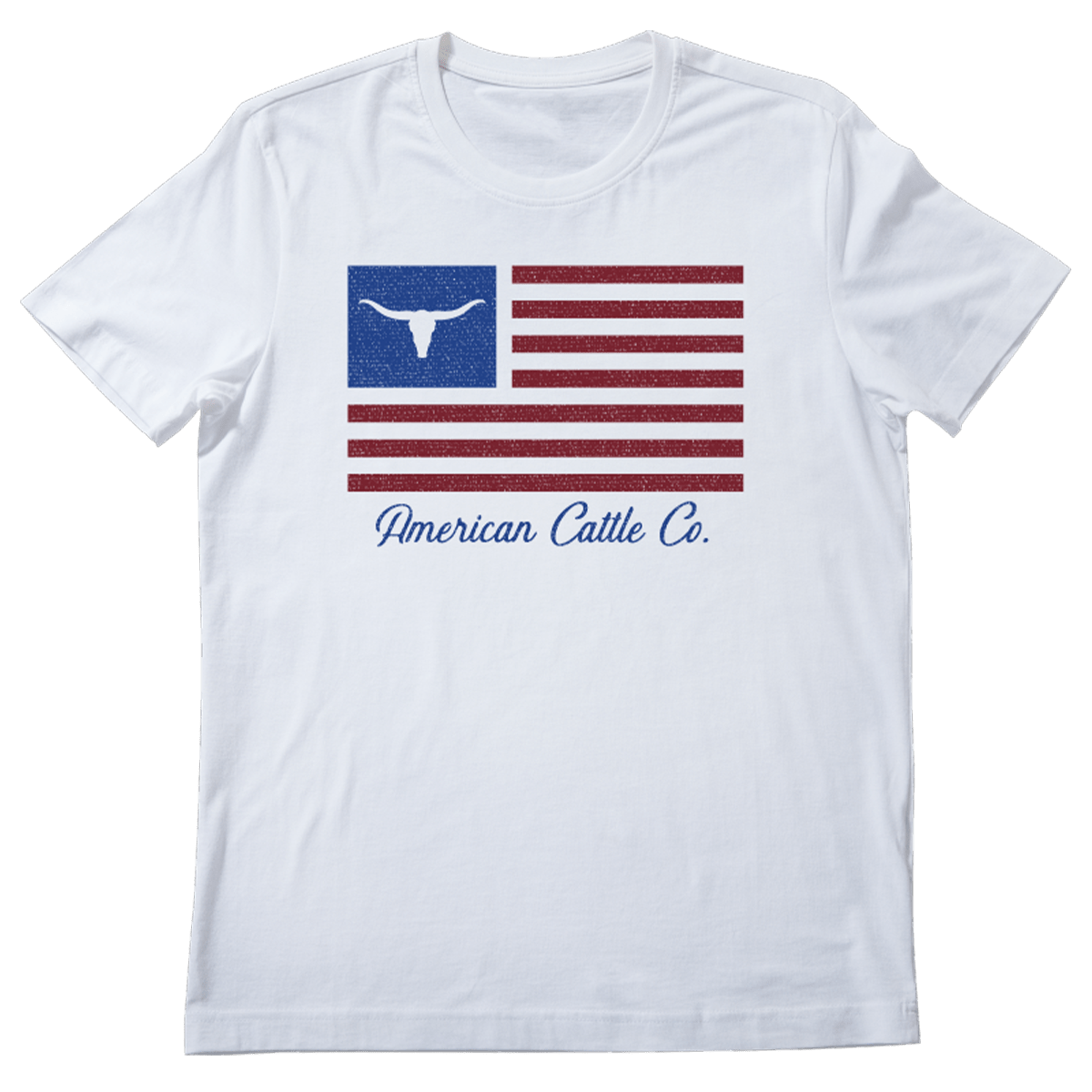 Rural Cloth T-Shirt ACC Flag Tee-White