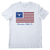 Rural Cloth T-Shirt ACC Flag Tee-White