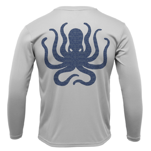 SALTWATER BORN Shirts Anna Maria Island Kraken Long Sleeve UPF 50+ Dry-Fit Shirt